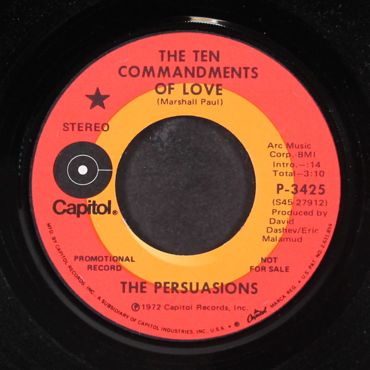 the ten commandments of love by PERSUASIONS