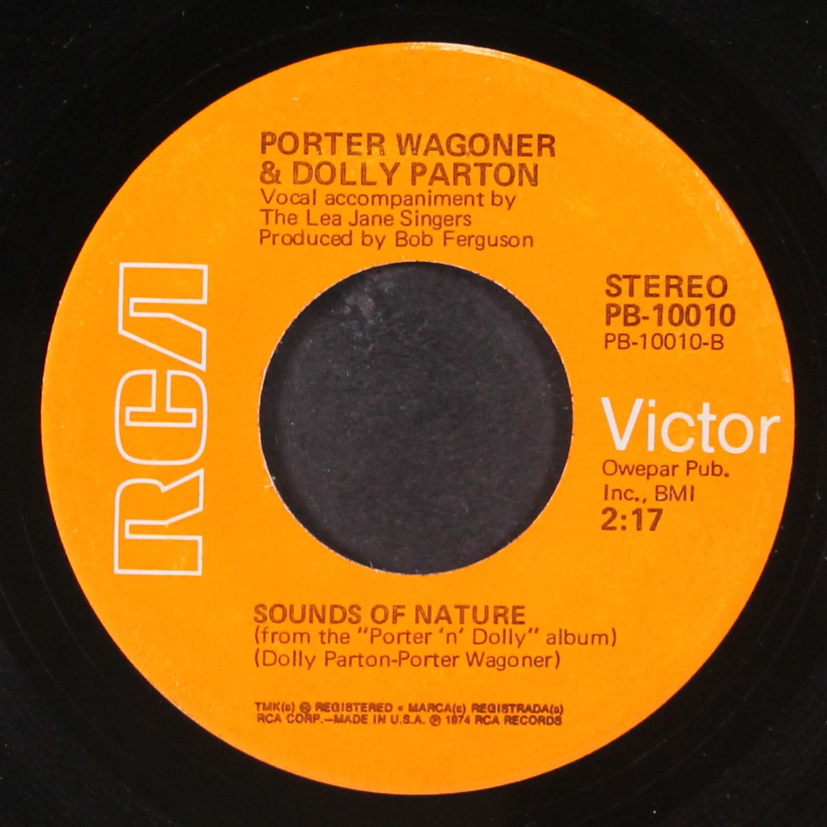 please don't stop loving me / sounds of nature by PORTER WAGONER & DOLLY PARTON