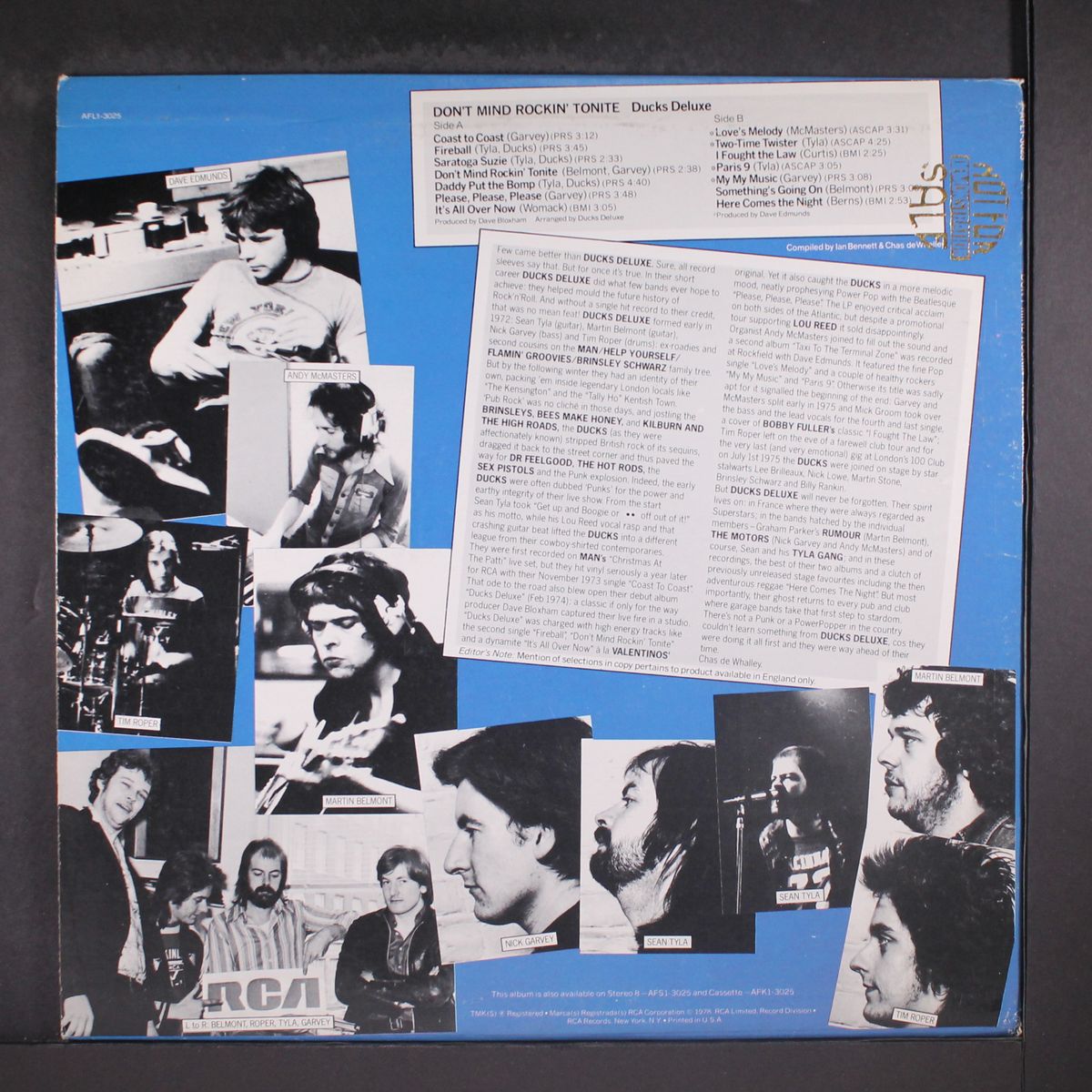 don't mind rockin' tonite by DUCKS DELUXE