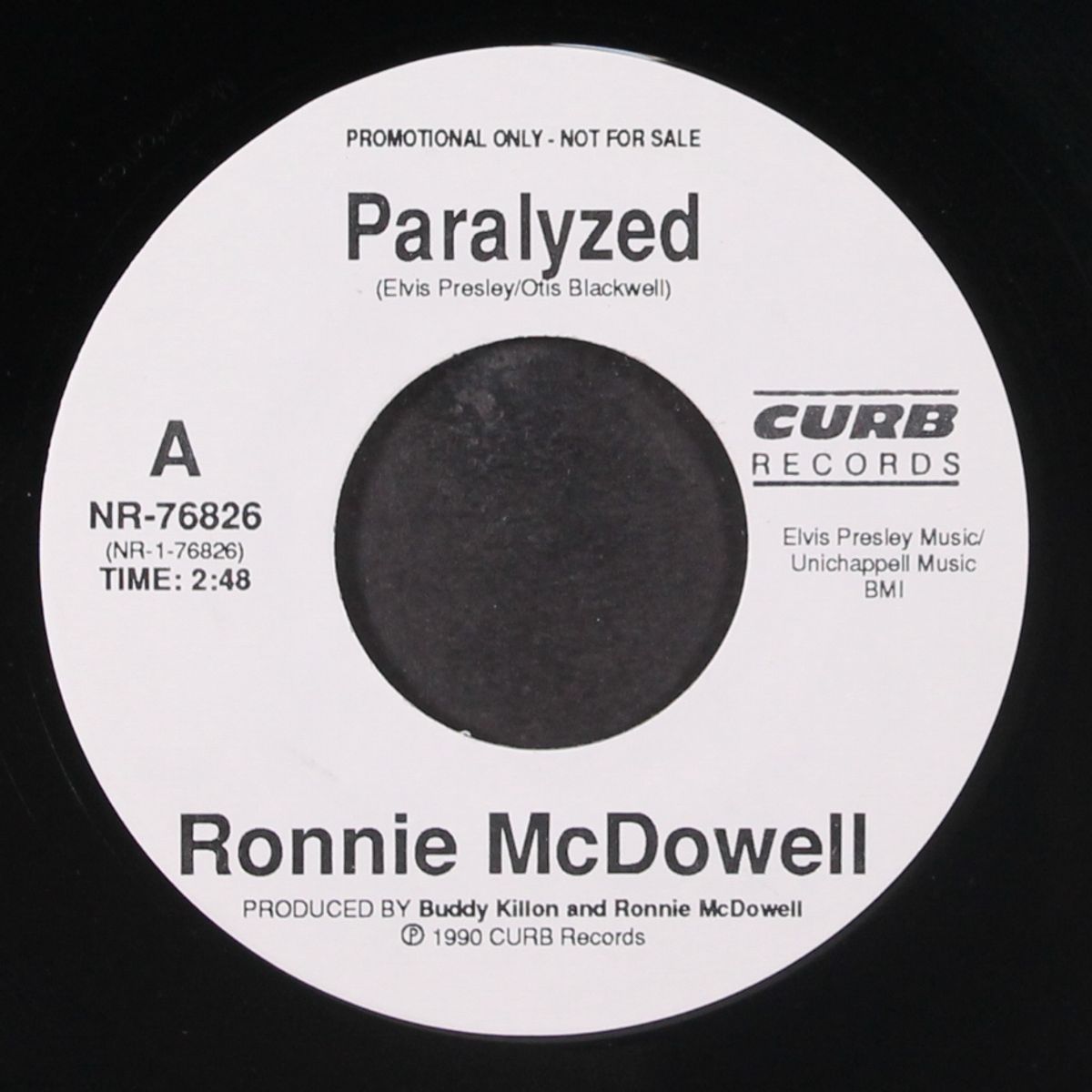 paralyzed by RONNIE MCDOWELL