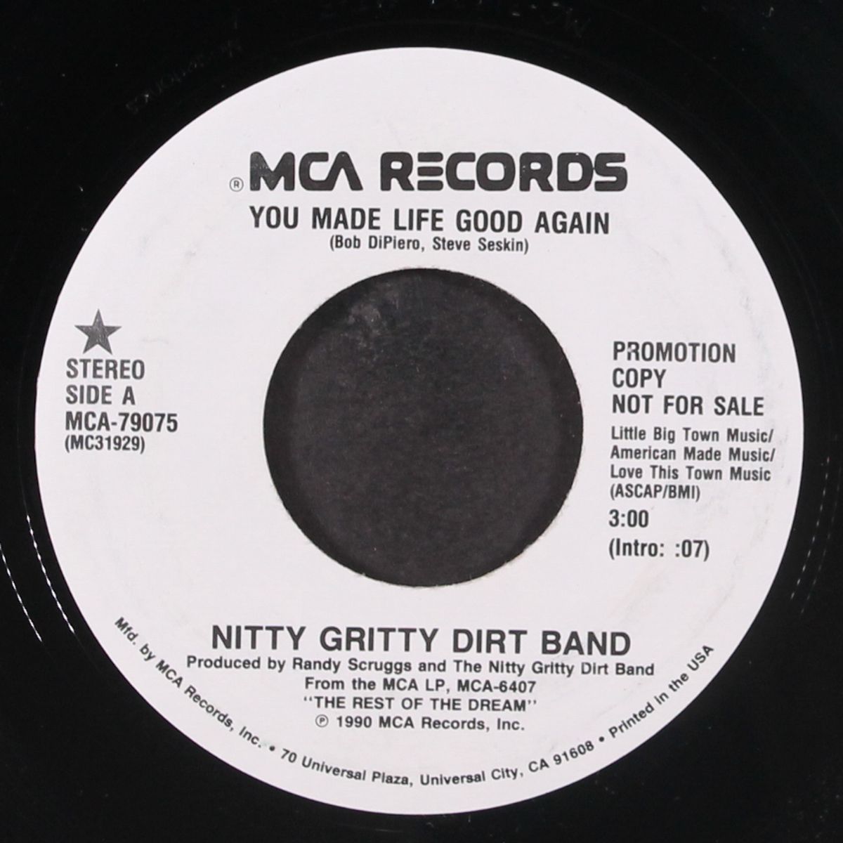 you made life good again by NITTY GRITTY DIRT BAND