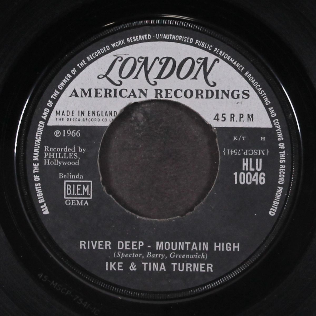 river deep mountain high / i'll keep you happy by IKE & TINA TURNER