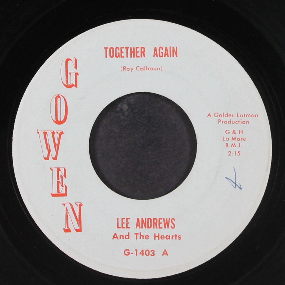 together again / my lonely room by LEE ANDREWS & HEARTS