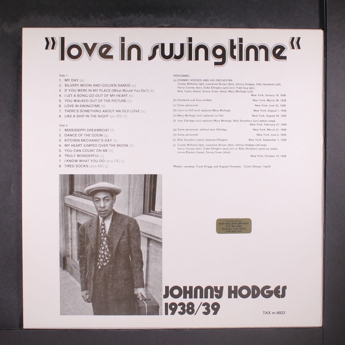 love in swingtime by JOHNNY HODGES