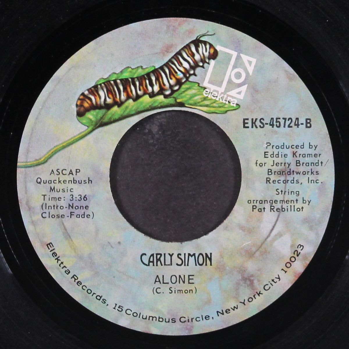 that's the way i've always heard it should be / alone by CARLY SIMON