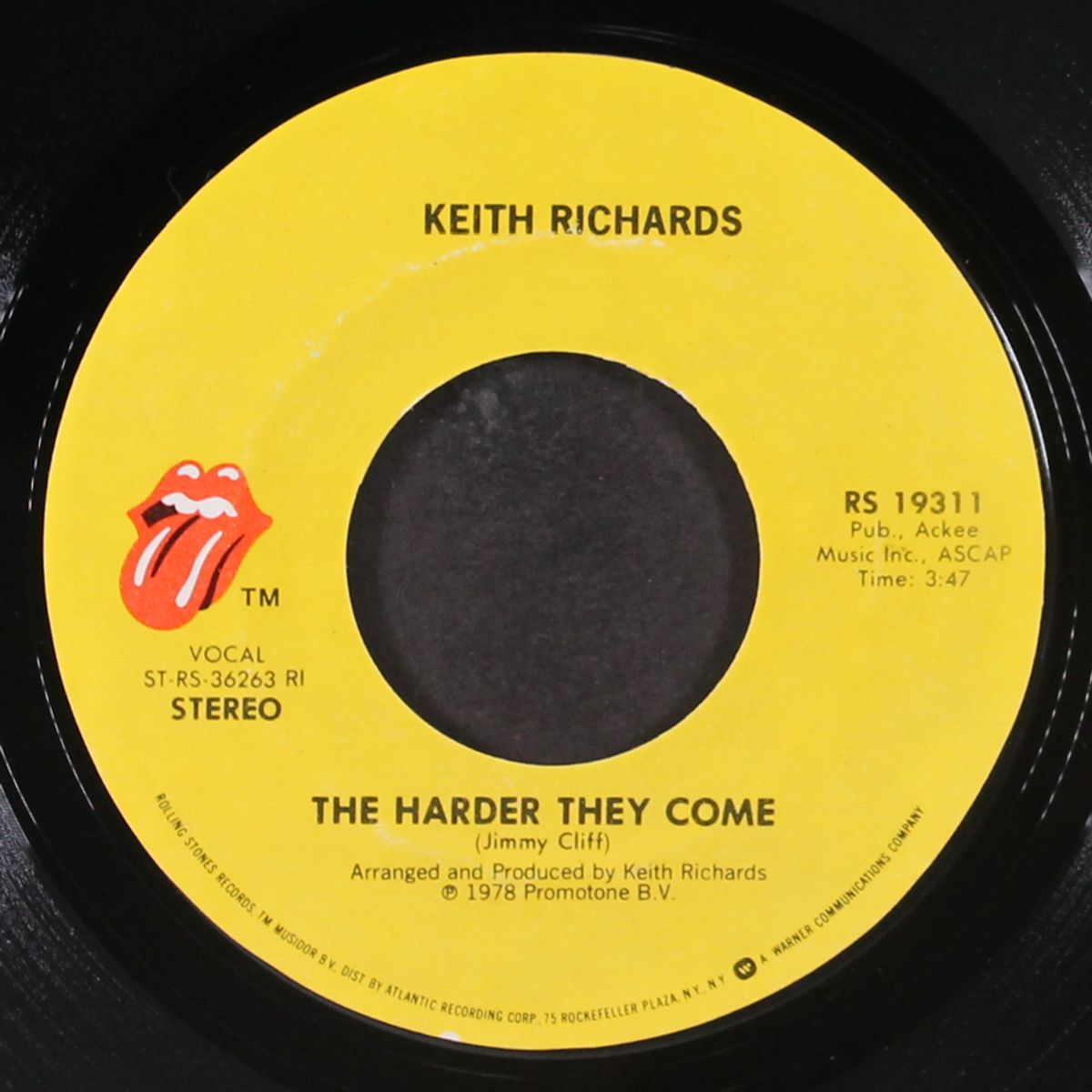 run rudolph run / the harder they come by KEITH RICHARDS