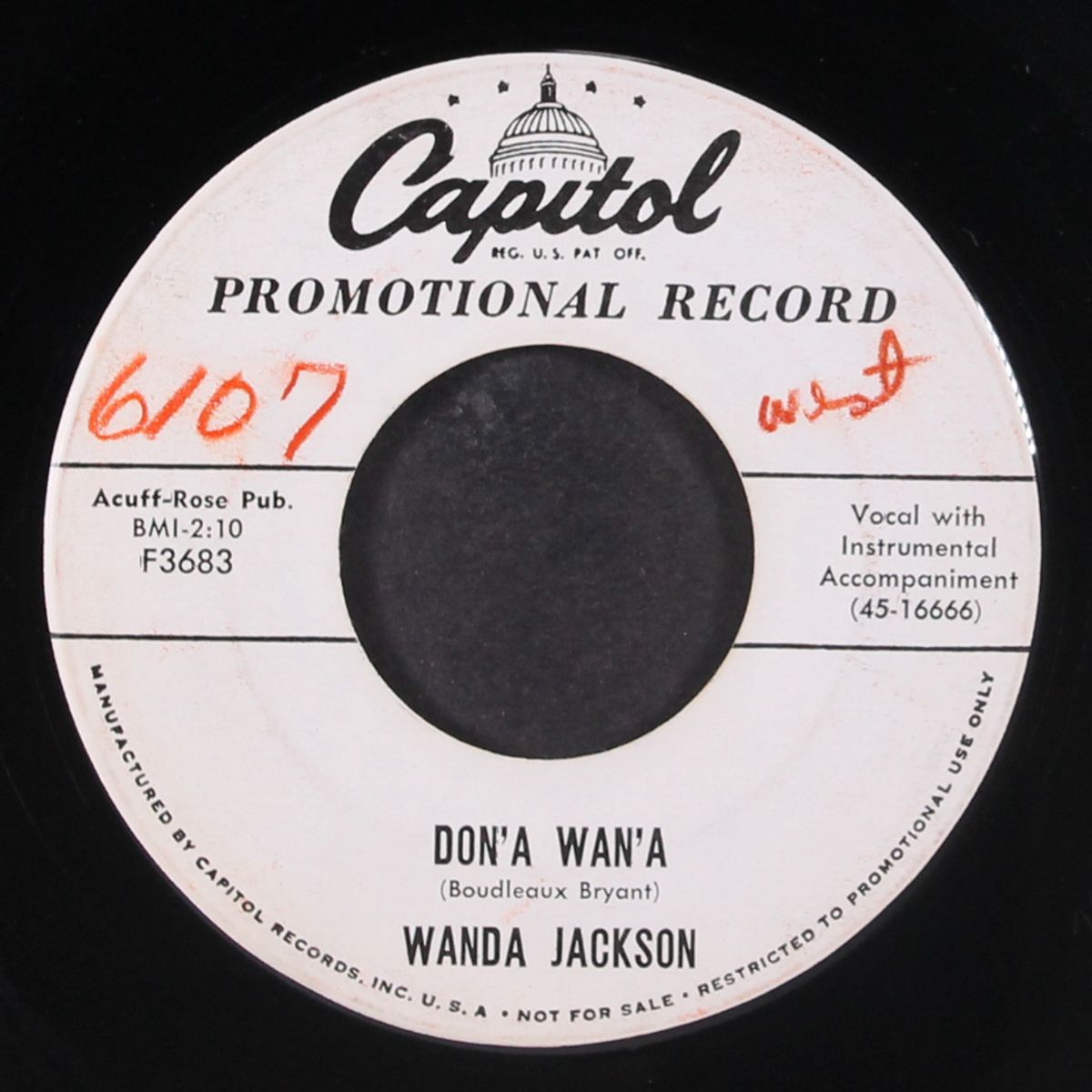 don'a wan'a / let me explain by WANDA JACKSON