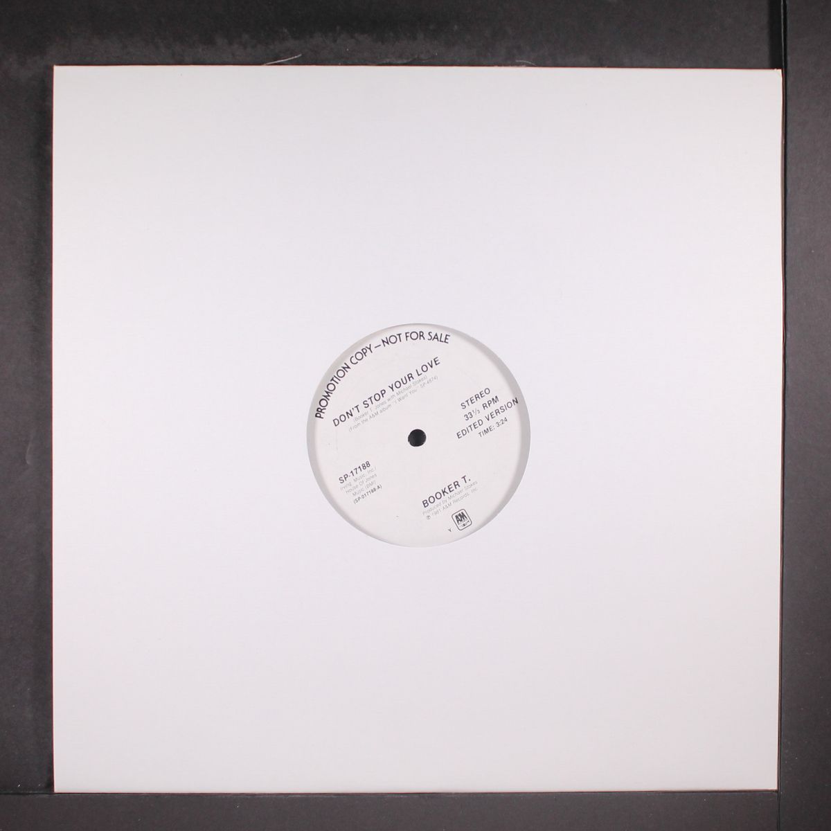 don't stop your love / extended version by BOOKER T