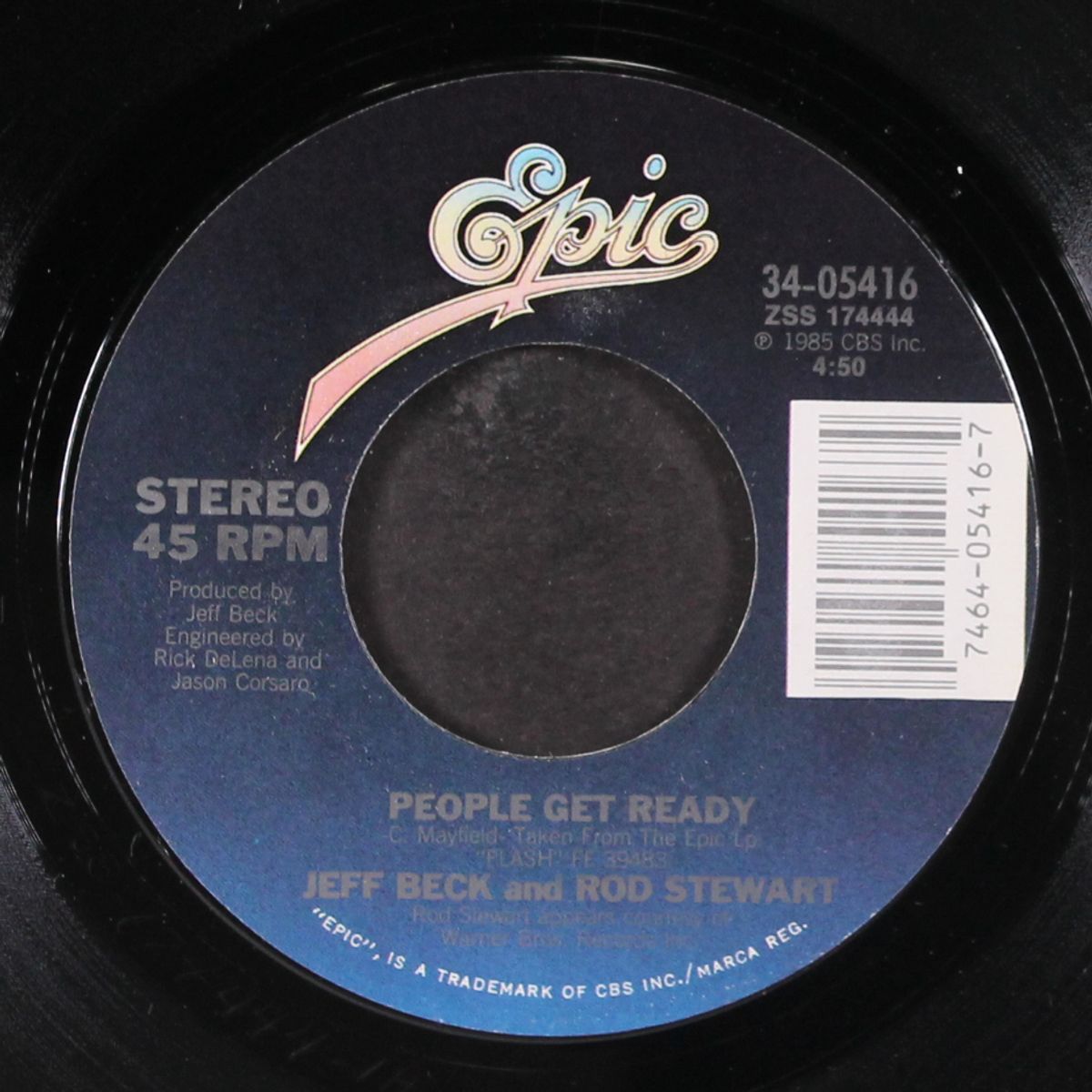 people get ready / back on the street by JEFF BECK & ROD STEWART