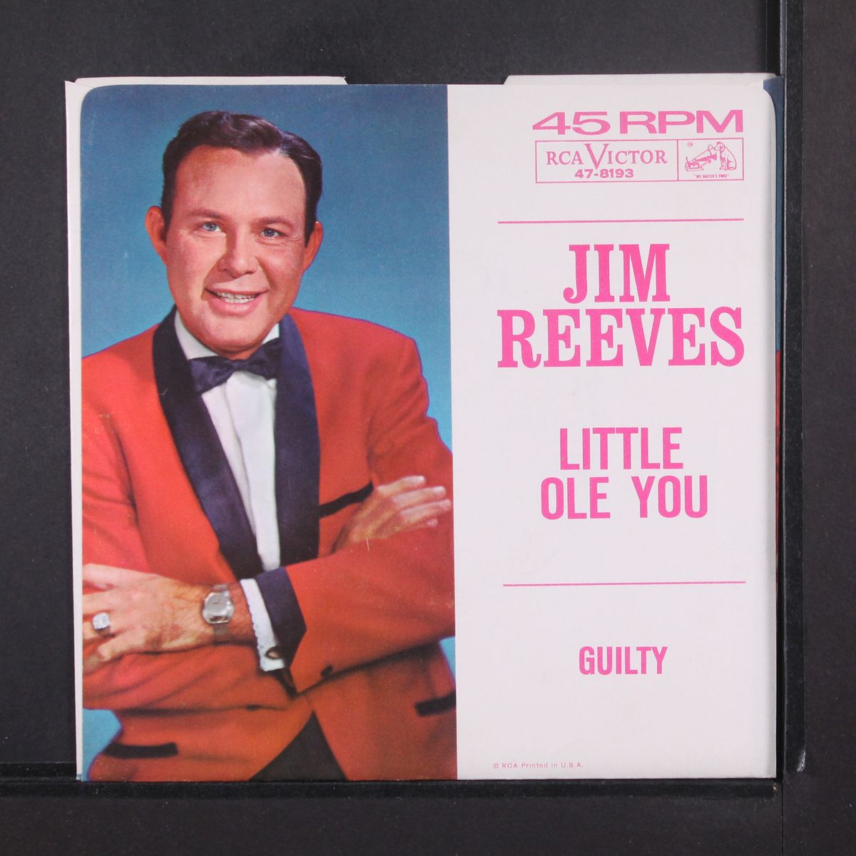 guilty / little ole you by JIM REEVES