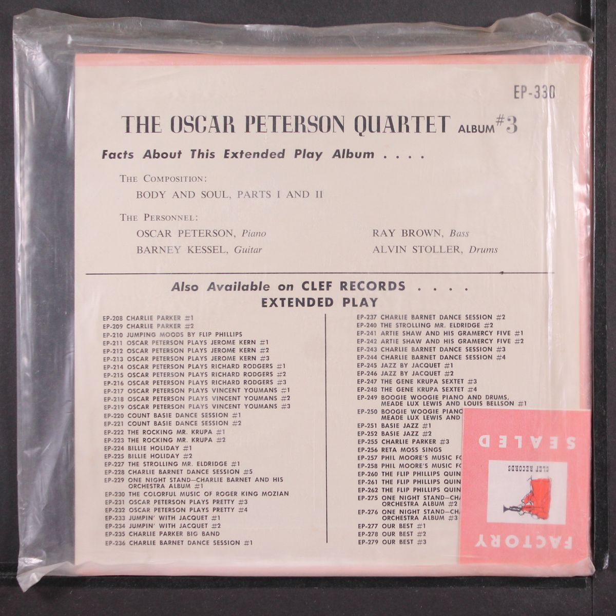 quartet #3 by OSCAR PETERSON