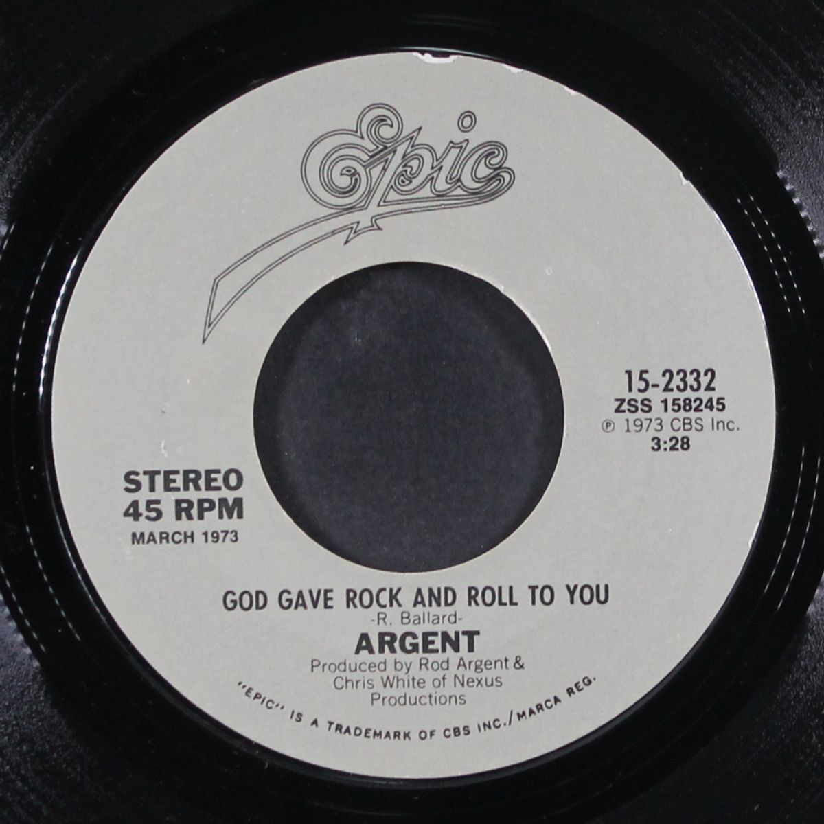 hold your head up / god gave rock & roll to you by ARGENT