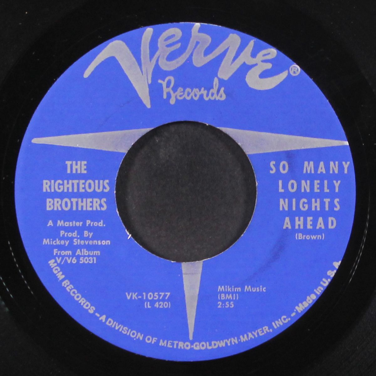 here i am / so many lonely nights ahead by RIGHTEOUS BROTHERS