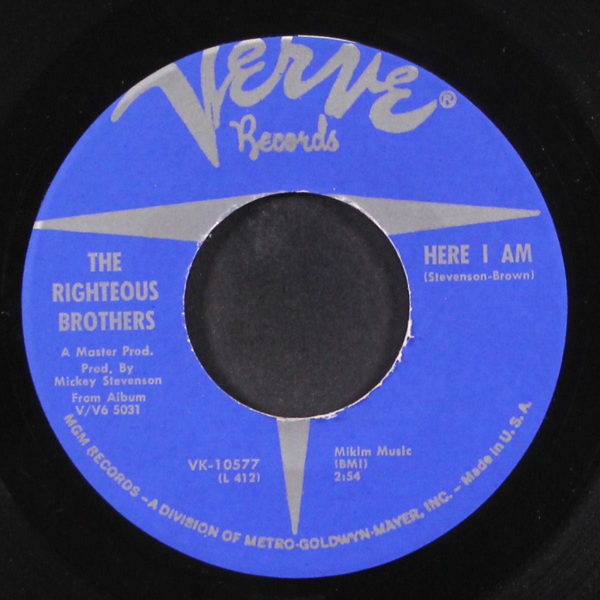 here i am / so many lonely nights ahead by RIGHTEOUS BROTHERS