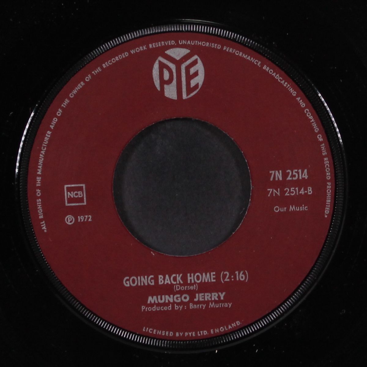open up / going back home by MUNGO JERRY
