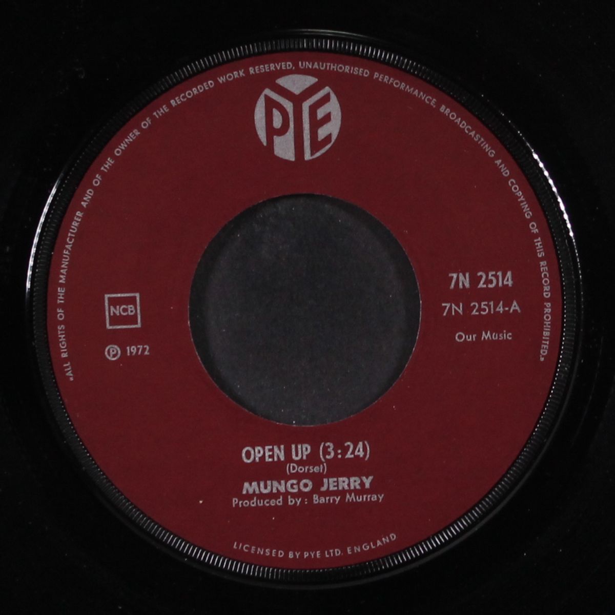 open up / going back home by MUNGO JERRY