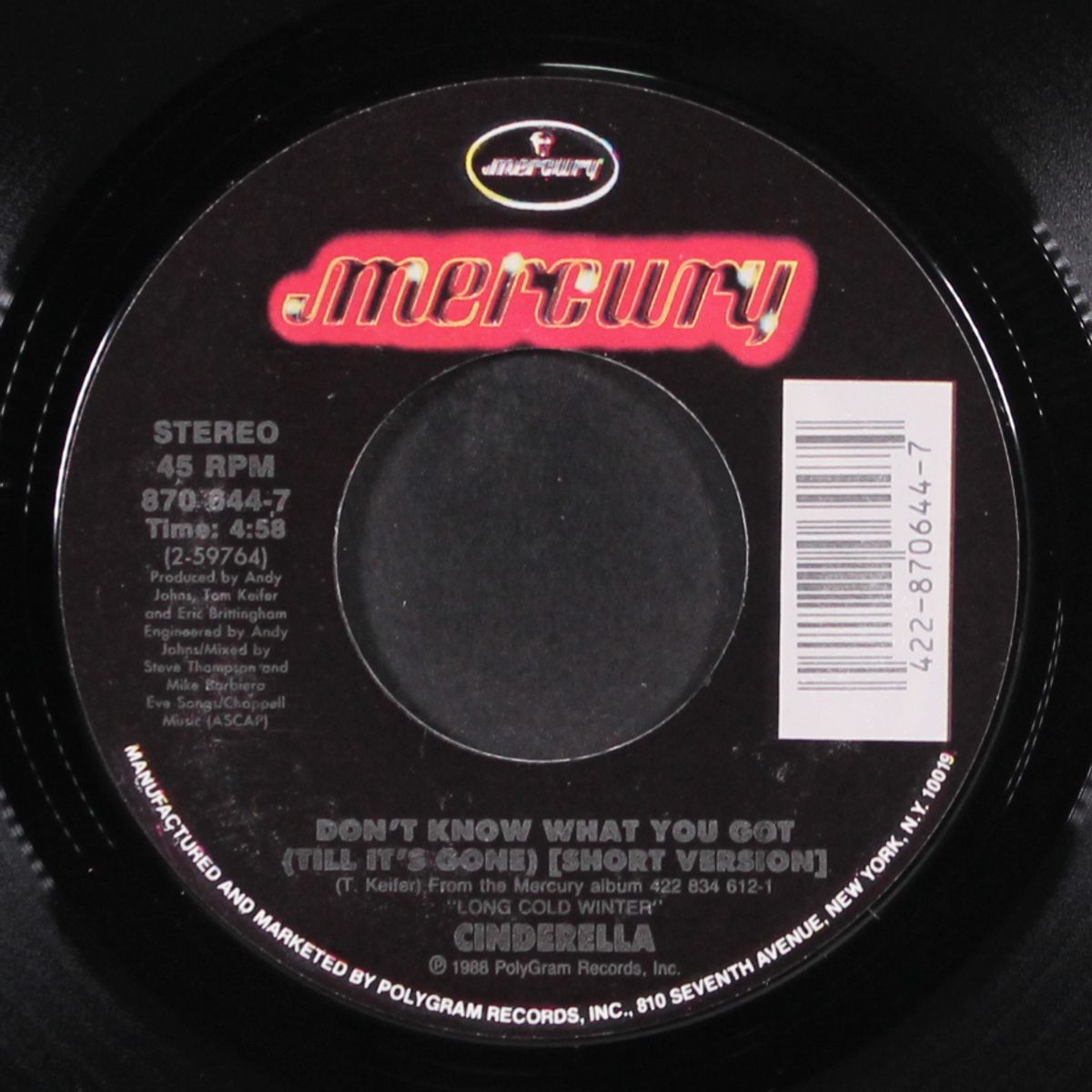 don't know what you got / fire & ice by CINDERELLA