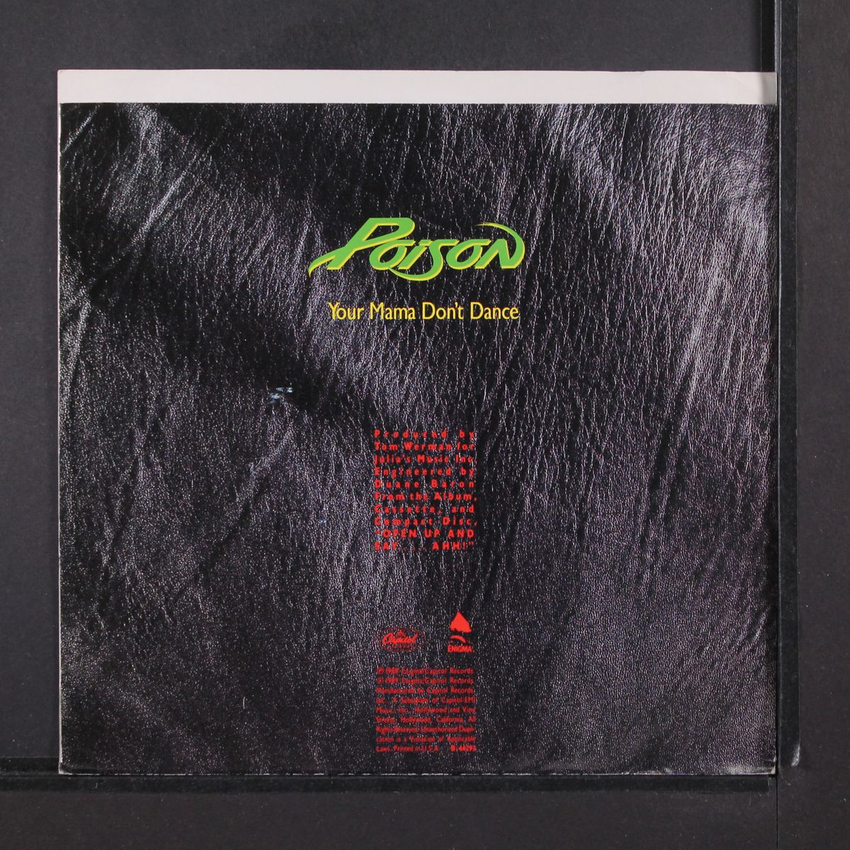 your mama don't dance / look what the cat dragged in by POISON