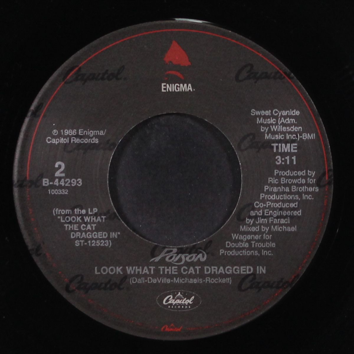 your mama don't dance / look what the cat dragged in by POISON
