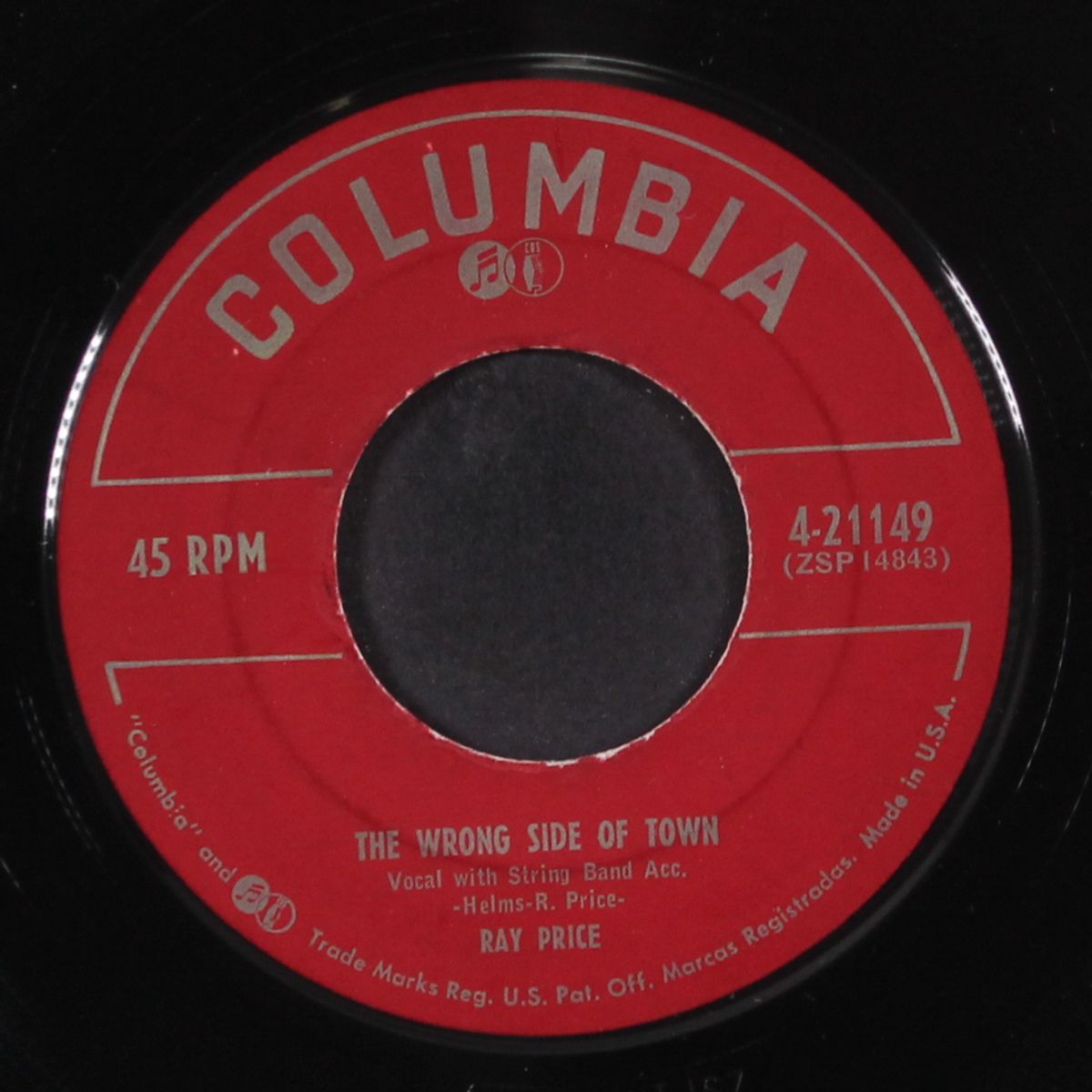 the wrong side of town / who stole that train by RAY PRICE