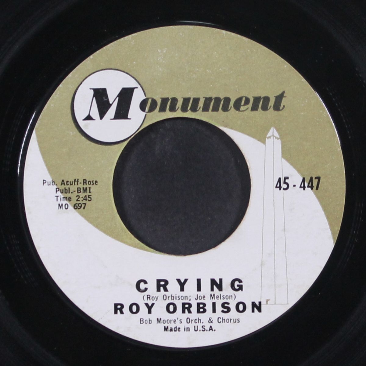 crying / candy man by ROY ORBISON