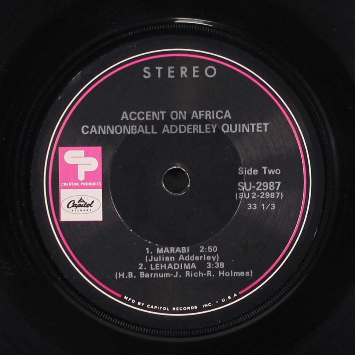 accent on africa by CANNONBALL ADDERLEY