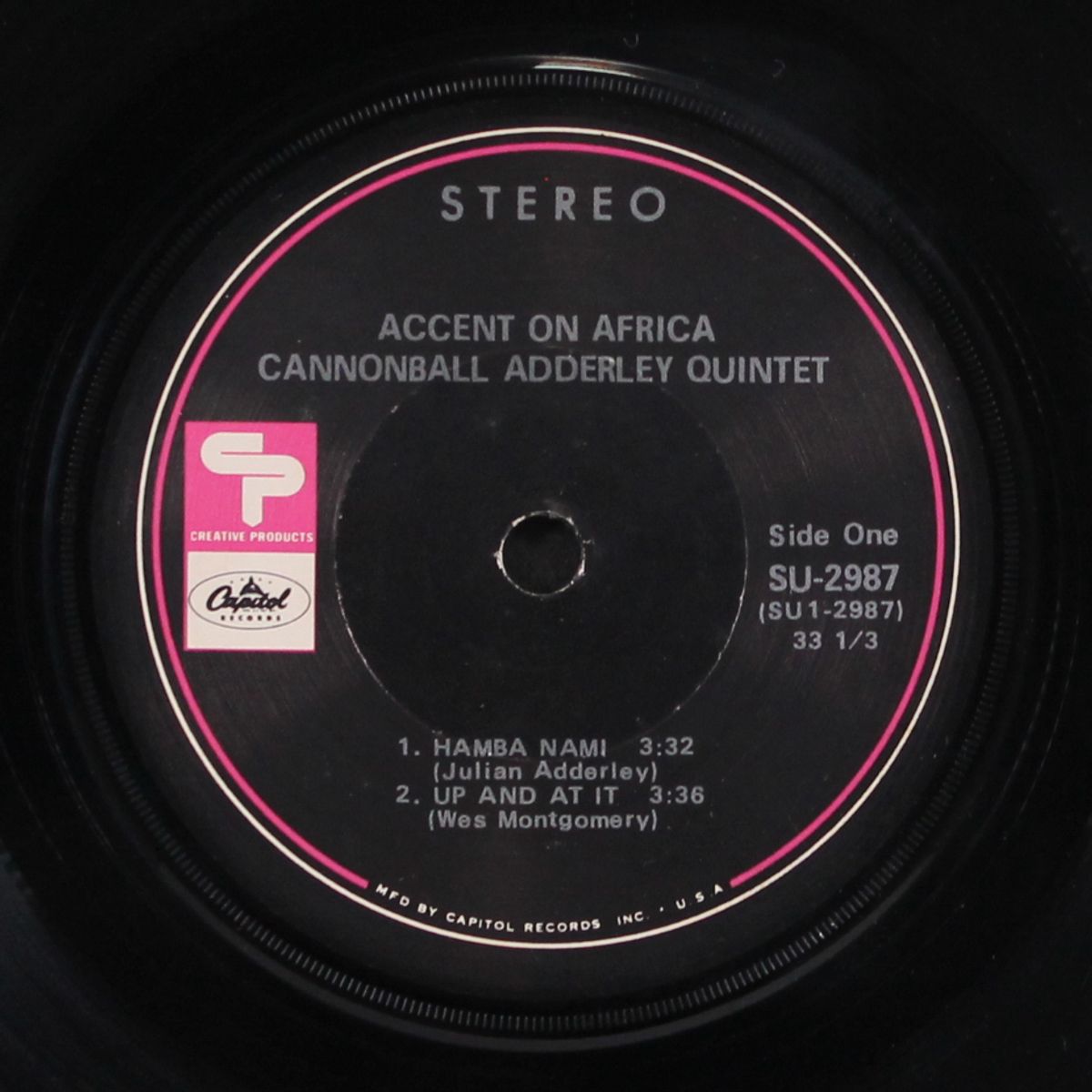 accent on africa by CANNONBALL ADDERLEY