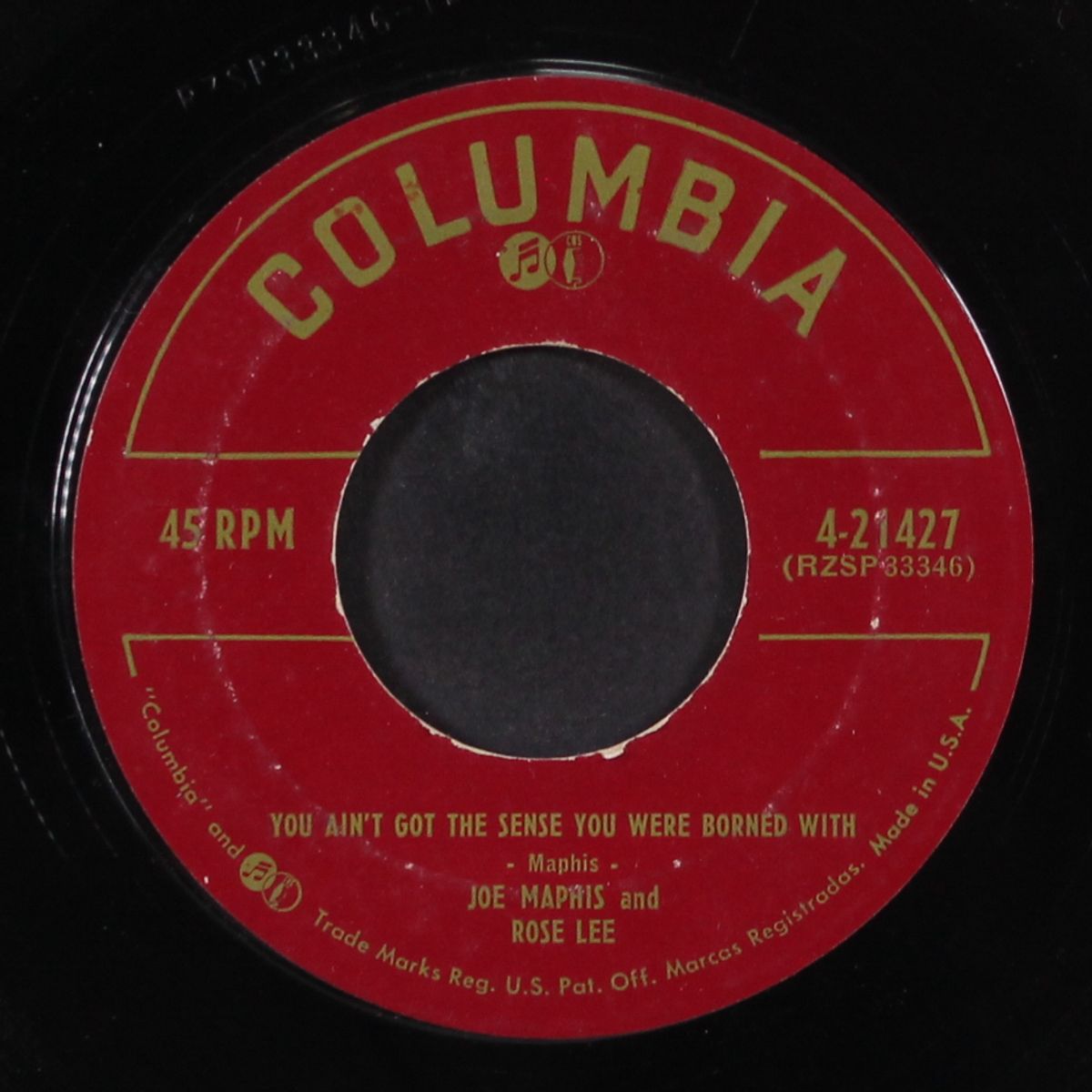 you ain't got the sense you were borned with / your old love letters by JOE MAPHIS & ROSE LEE