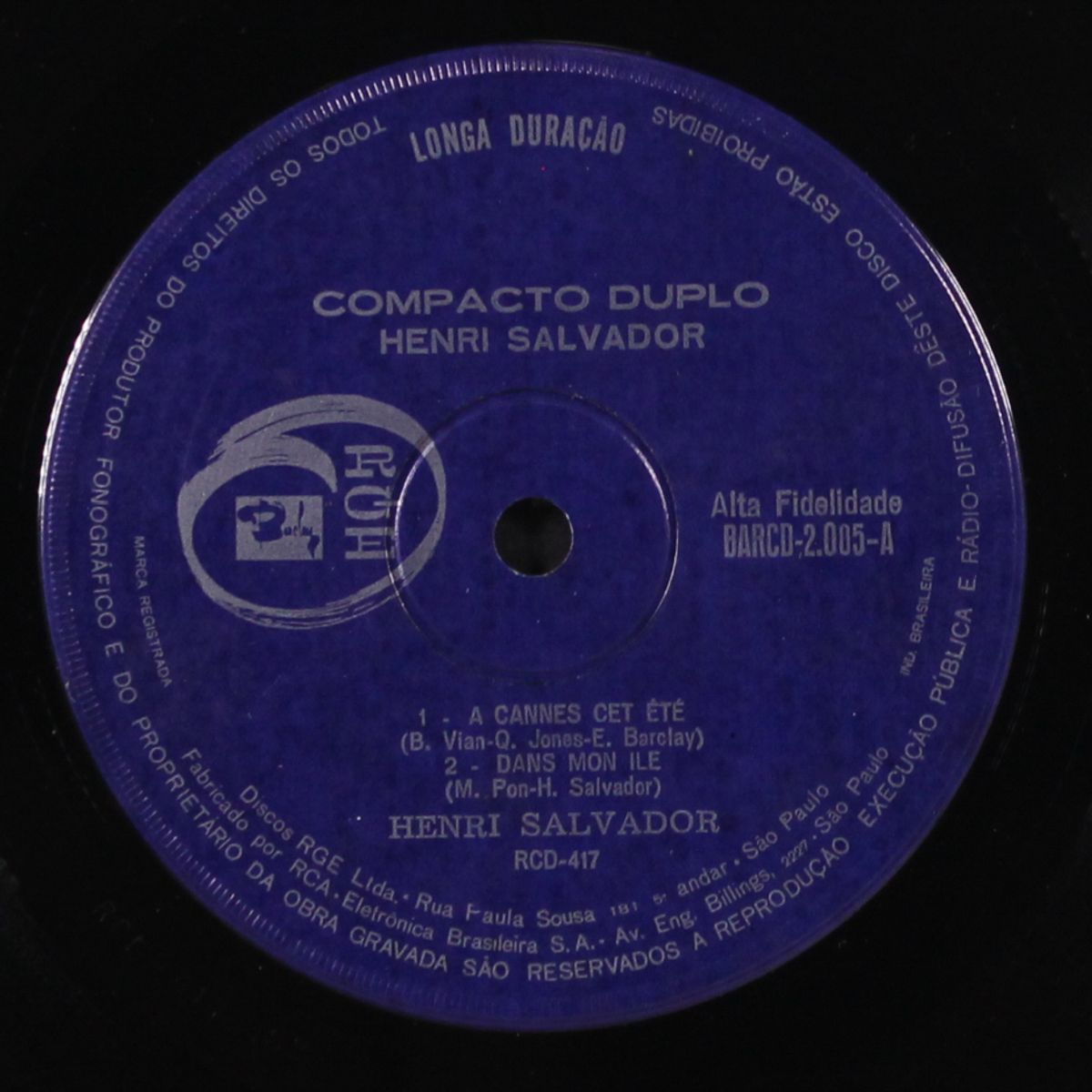 dans mon ile by HENRI SALVADOR