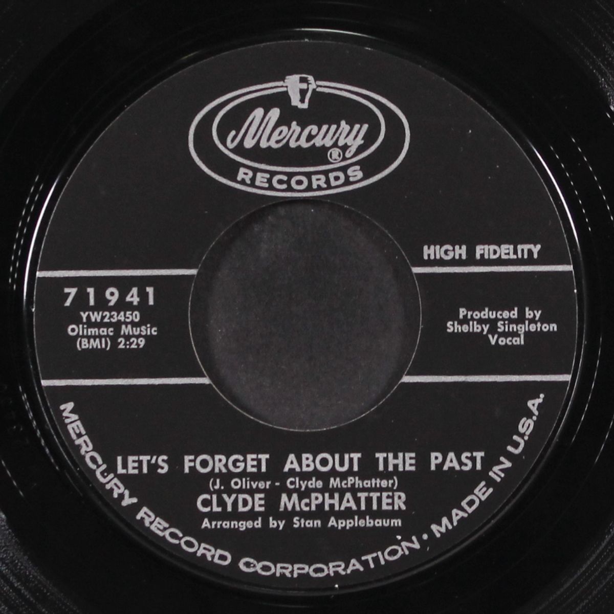 lover please / let's forget about the past by CLYDE MCPHATTER