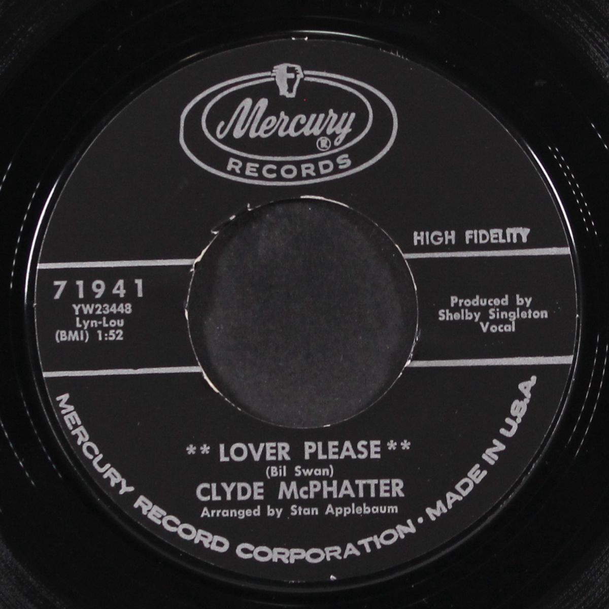 lover please / let's forget about the past by CLYDE MCPHATTER