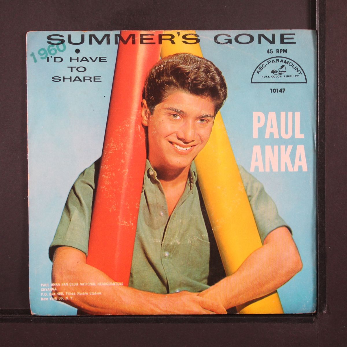 summer's gone by PAUL ANKA