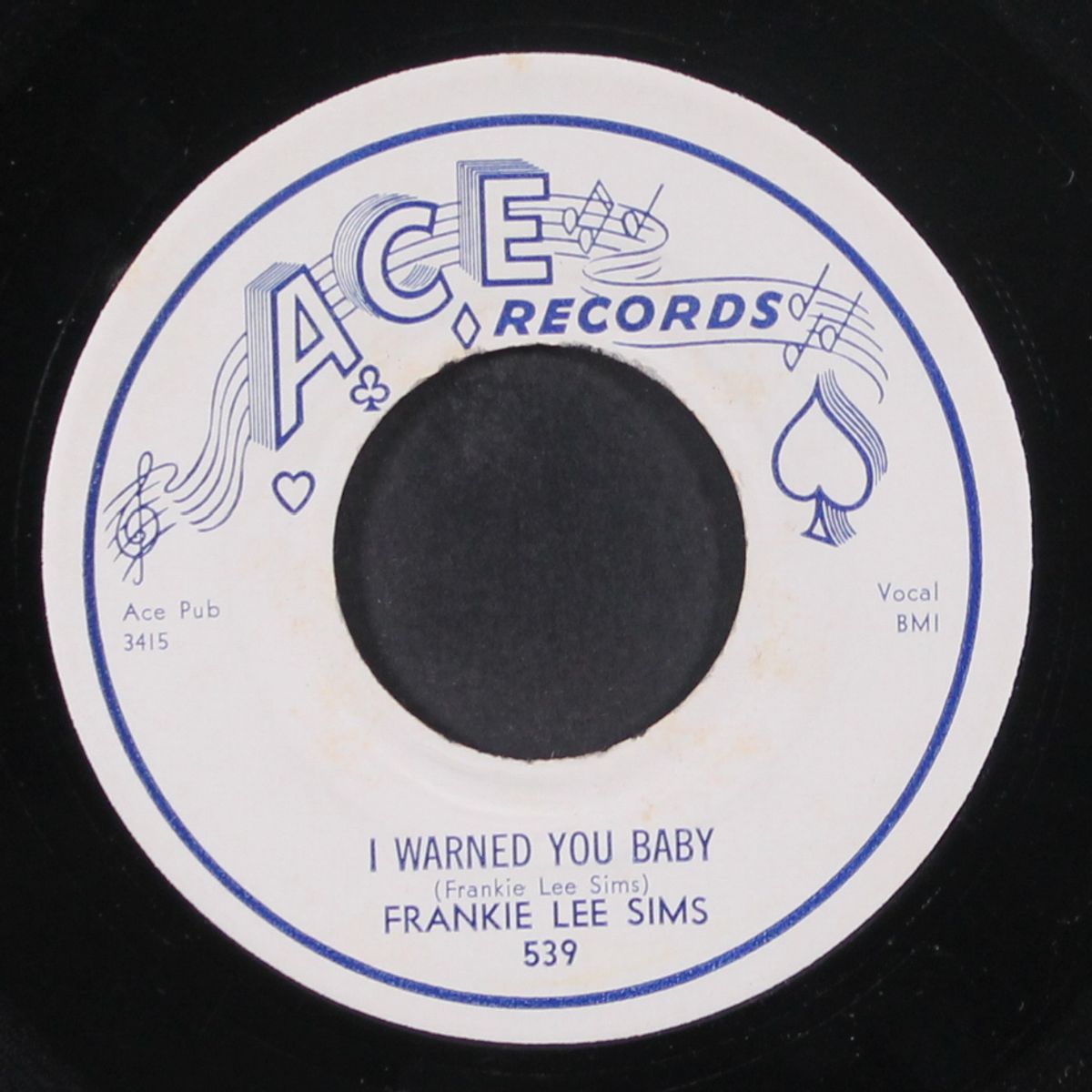 my talk didn't do any good / i warned you baby by FRANKIE LEE SIMS