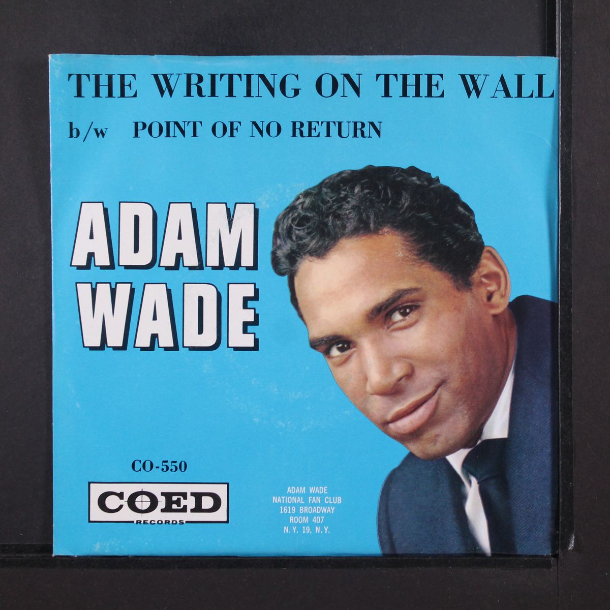 the writing on the wall / point of no return by ADAM WADE