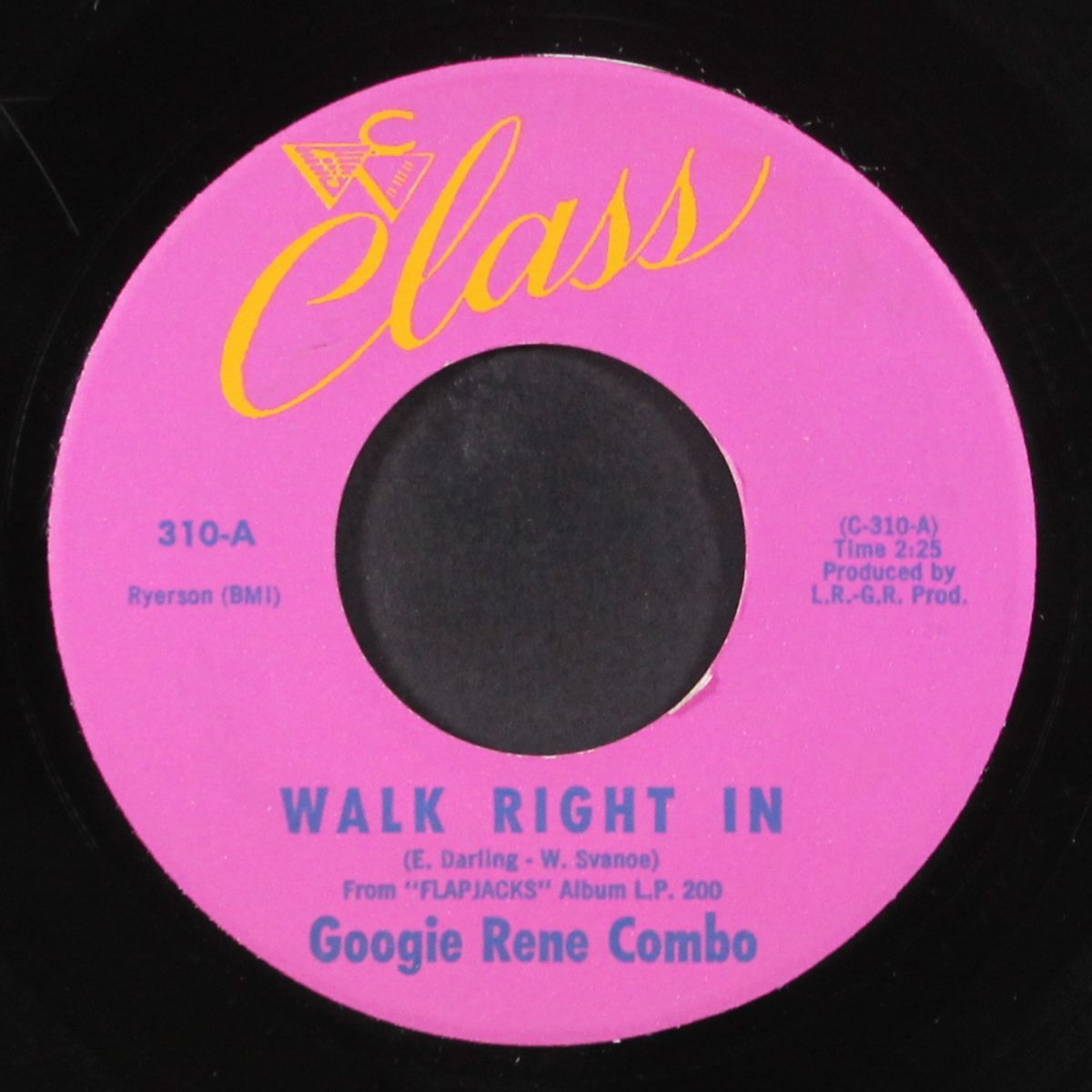soul zone / walk right in by GOOGIE RENE