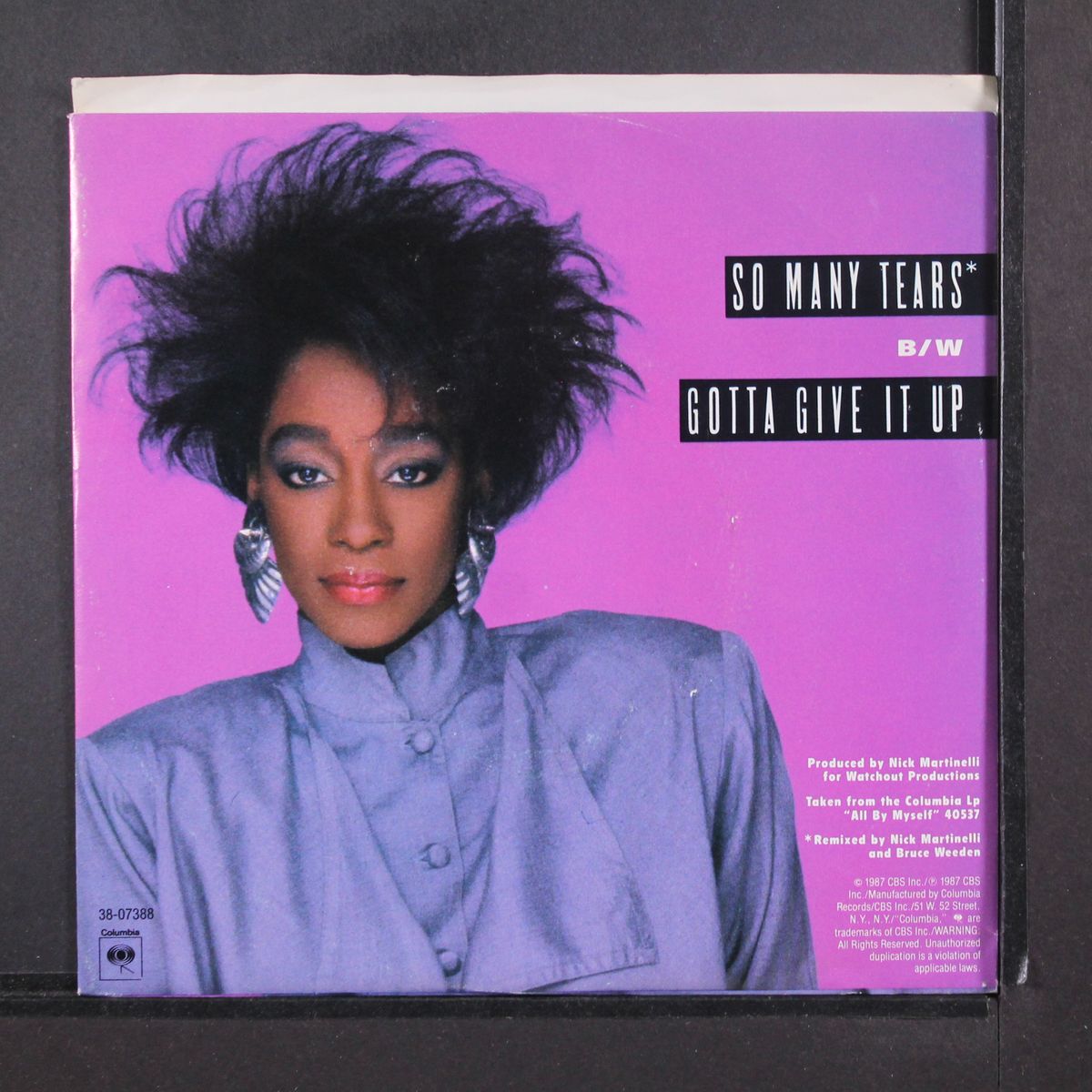 so many tears by REGINA BELLE