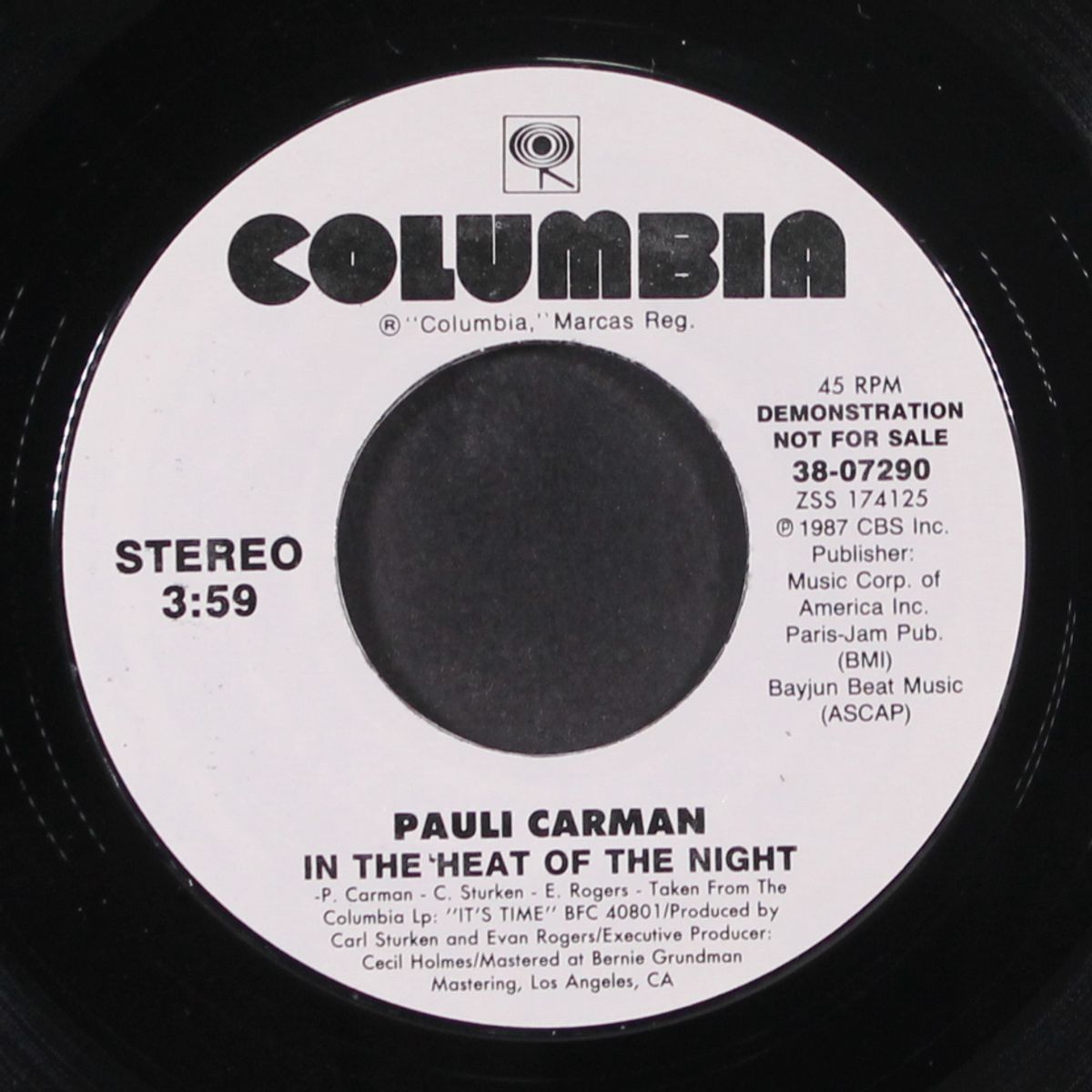 in the heat of the night / same by PAULI CARMAN