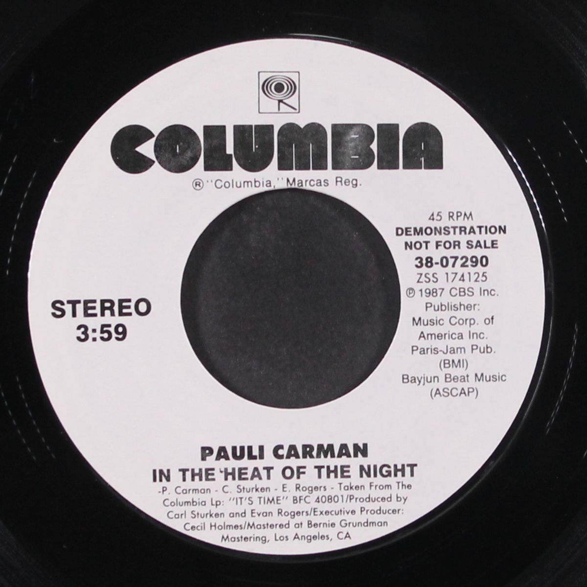 in the heat of the night / same by PAULI CARMAN