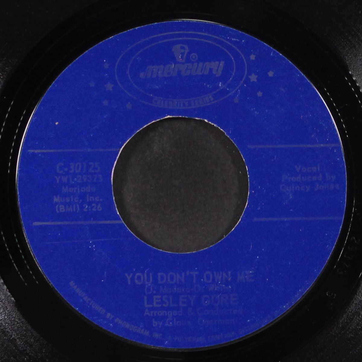 judy's turn to cry / you don't own me by LESLEY GORE
