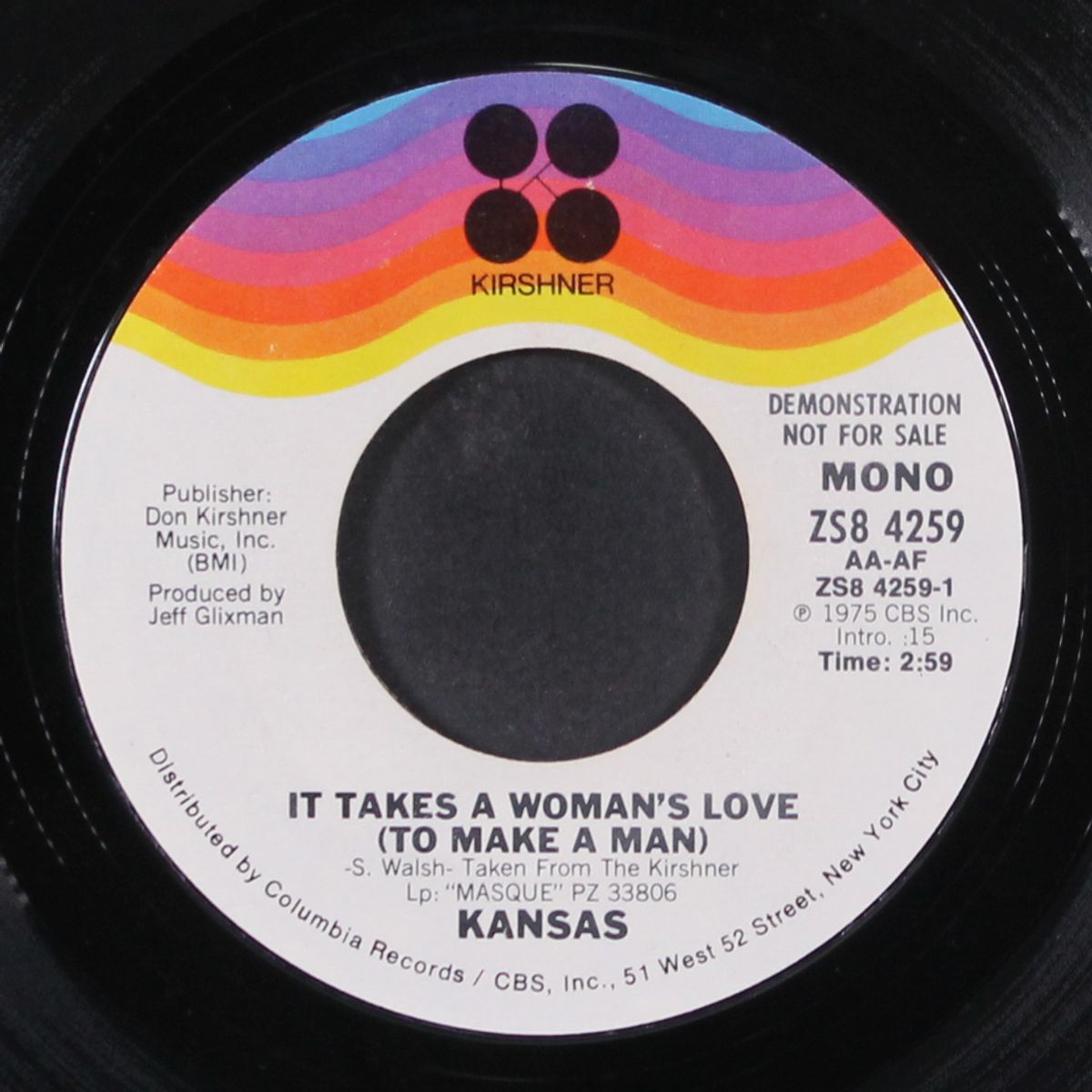 it takes a woman's love (to make a man) / mono by KANSAS