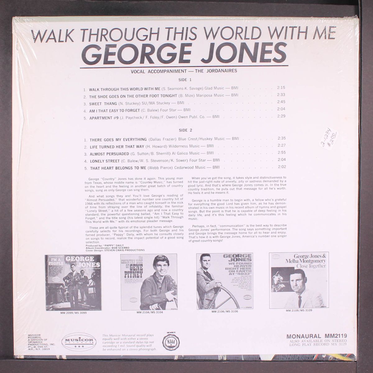 walk through this world with me by GEORGE JONES