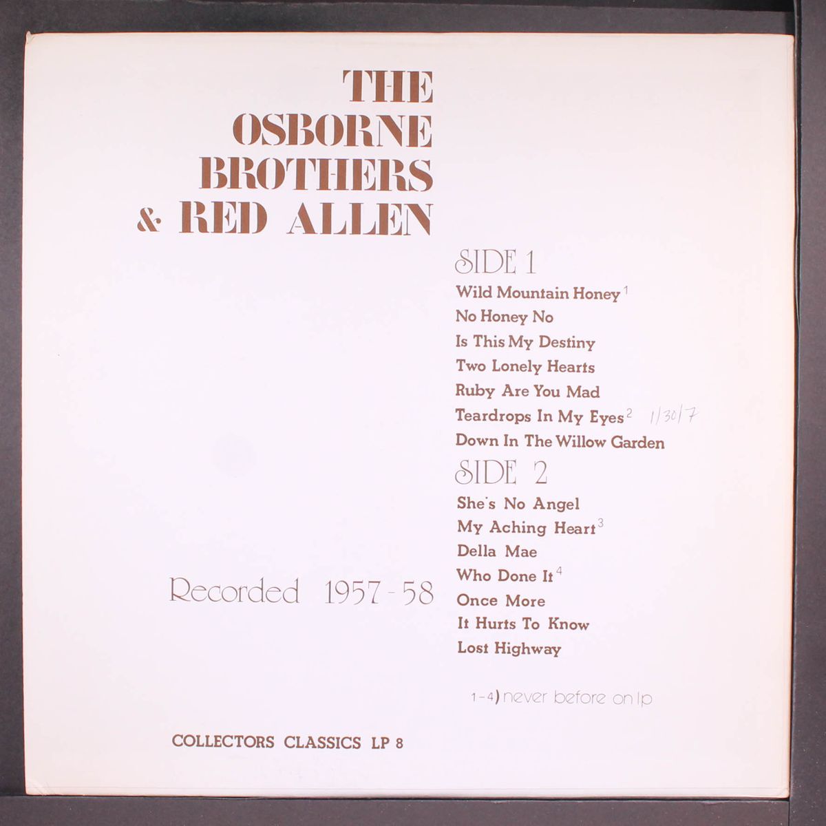 and red allen by OSBORNE BROTHERS