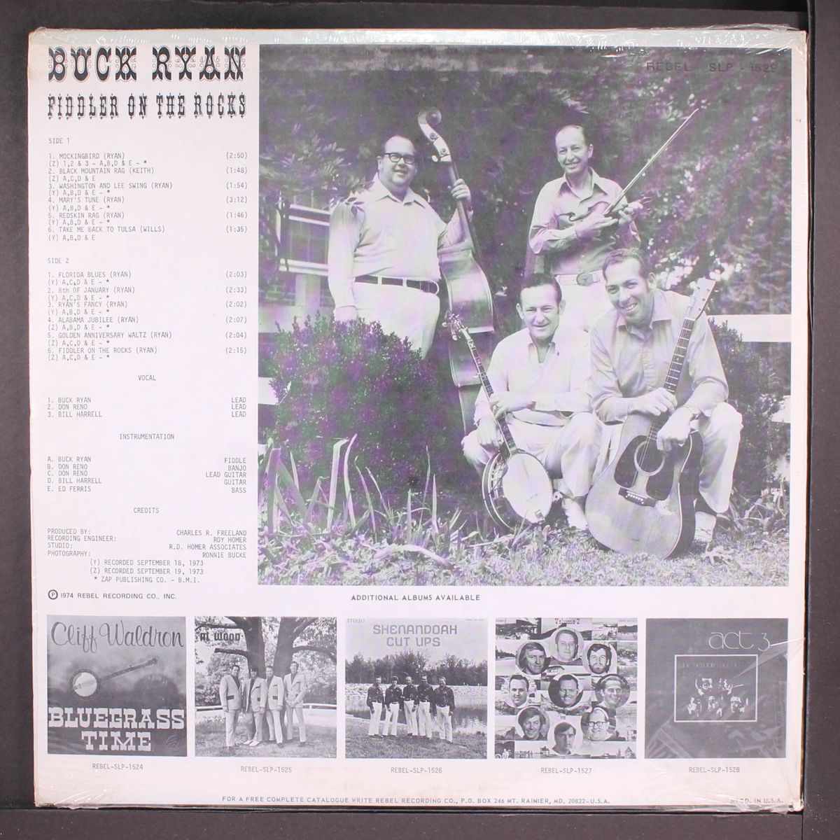 fiddler on the rocks by BUCK RYAN