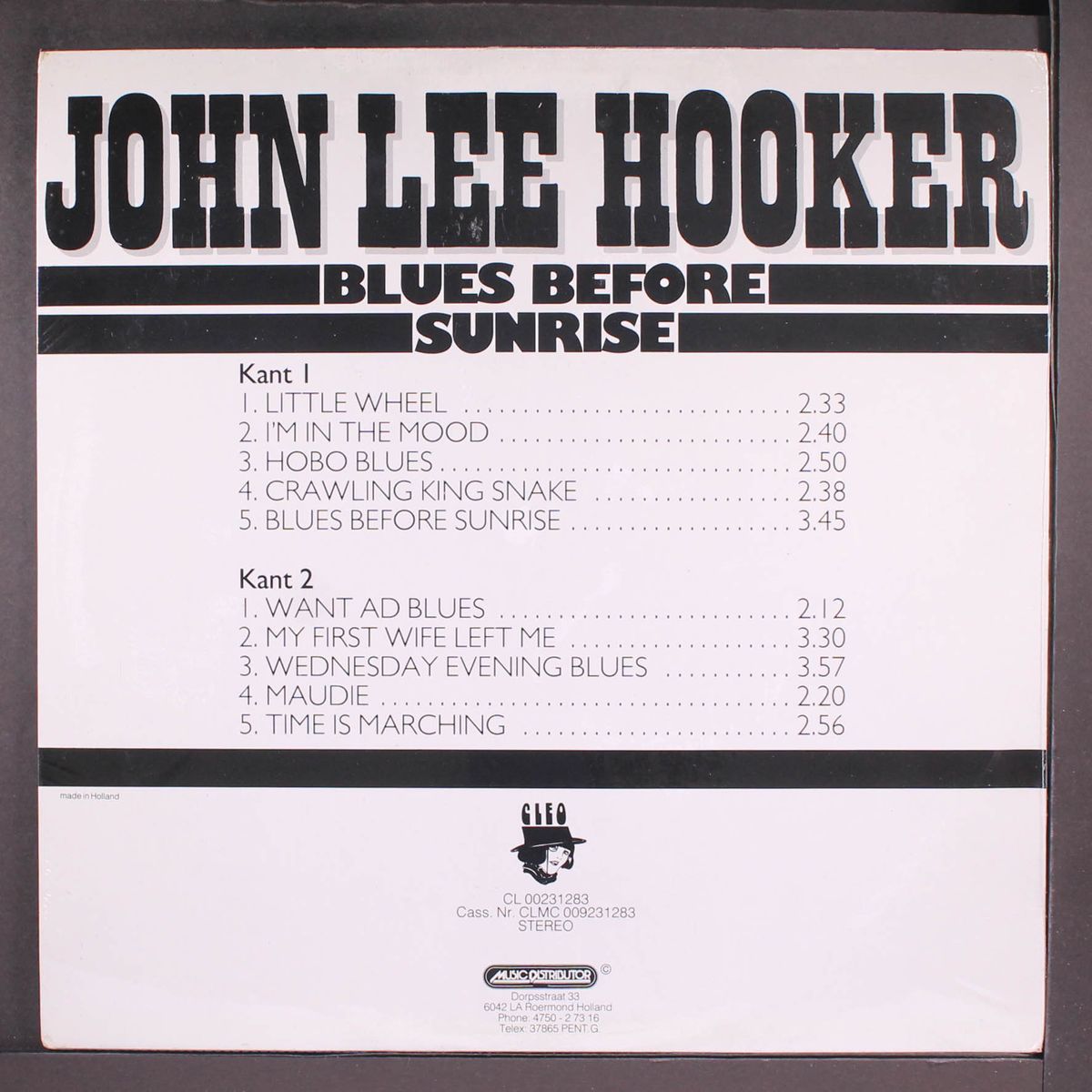 blues before sunrise by JOHN LEE HOOKER