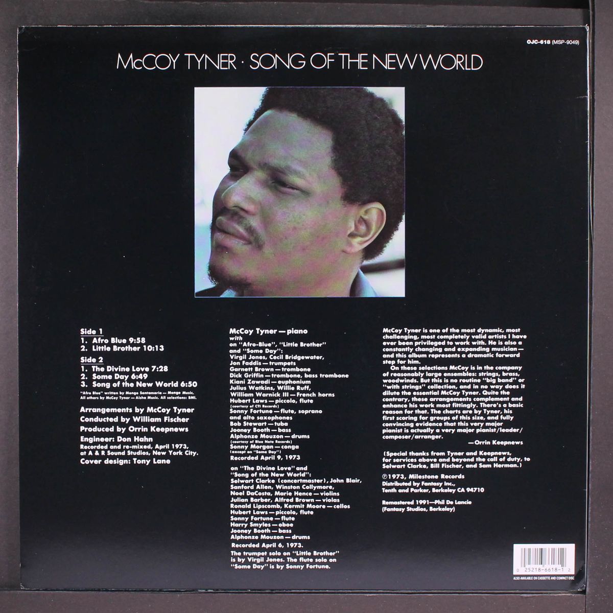 song of the new world by MCCOY TYNER