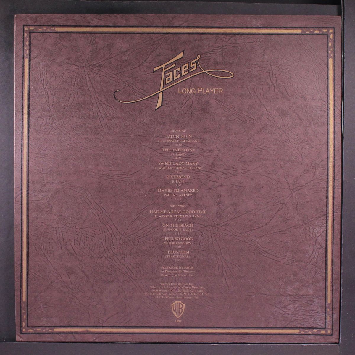 long player by FACES