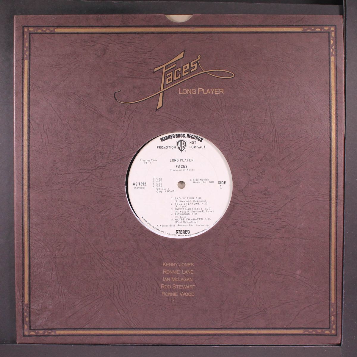 long player by FACES