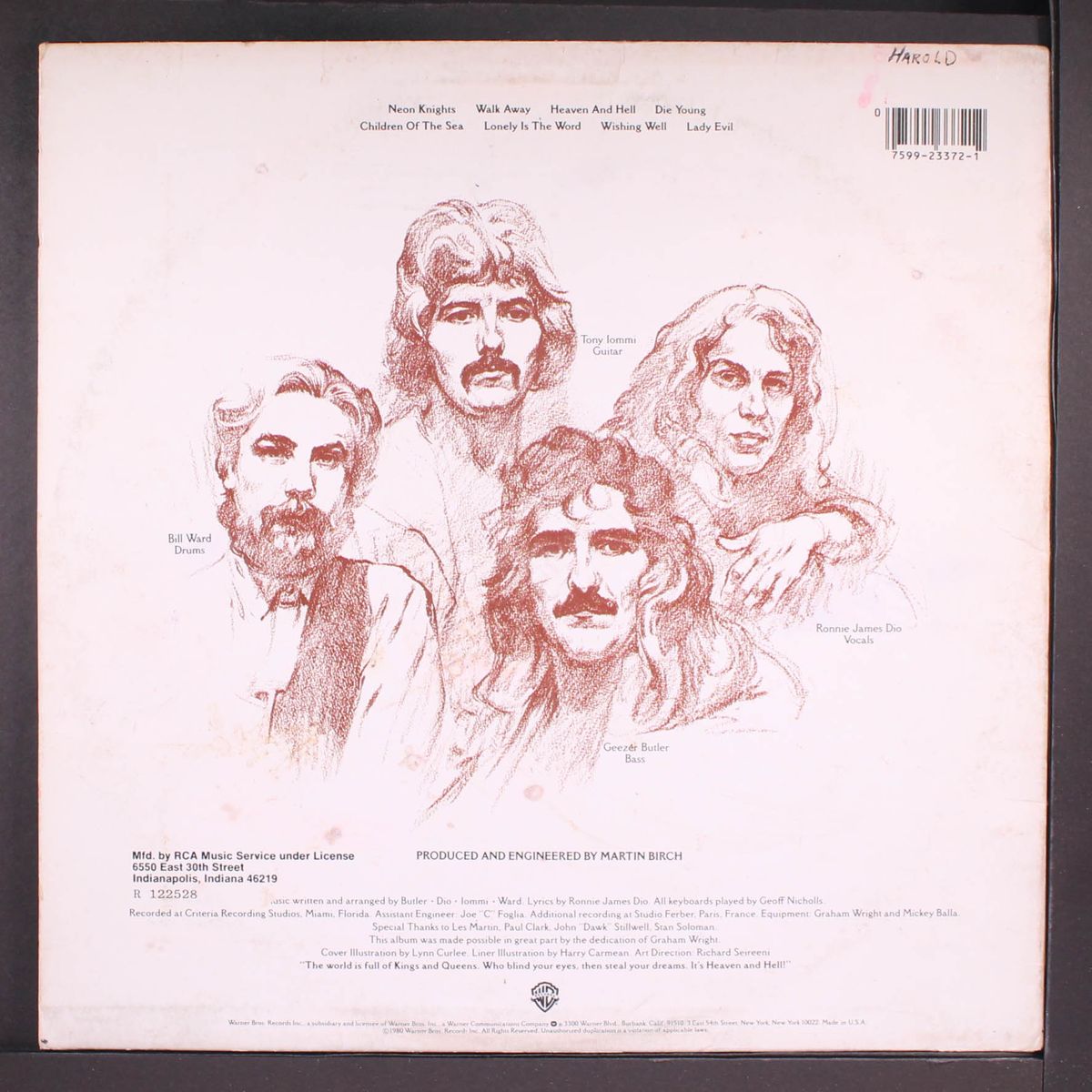 heaven and hell by BLACK SABBATH