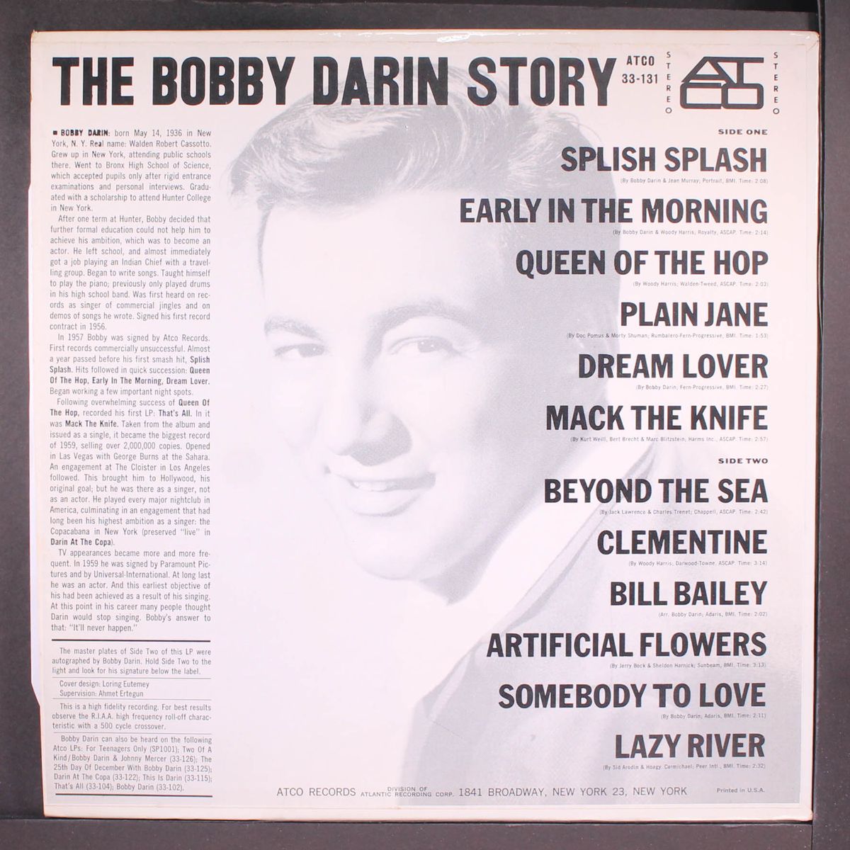 the bobby darin story by BOBBY DARIN