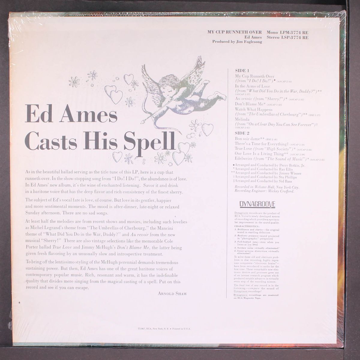 my cup runneth over by ED AMES